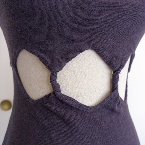 UO Black Hook & Eye Twist Cut-Out Maxi Dress 🖤 - Picture 3 of 7